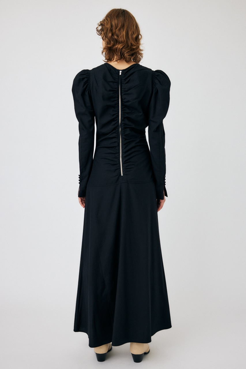 MOUSSY | ASYMMETRIC GATHER LINE ドレス (ワンピース(ロング