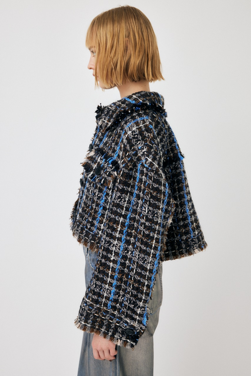MOUSSY | TWEED CHECK ブルゾン (ブルゾン ) |SHEL