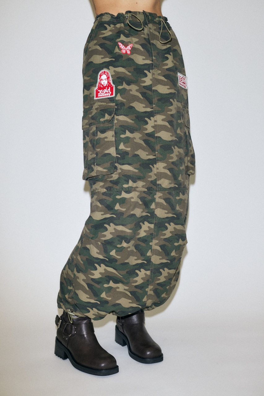 XG UTILITY CARGO スカート 柄GRN 2