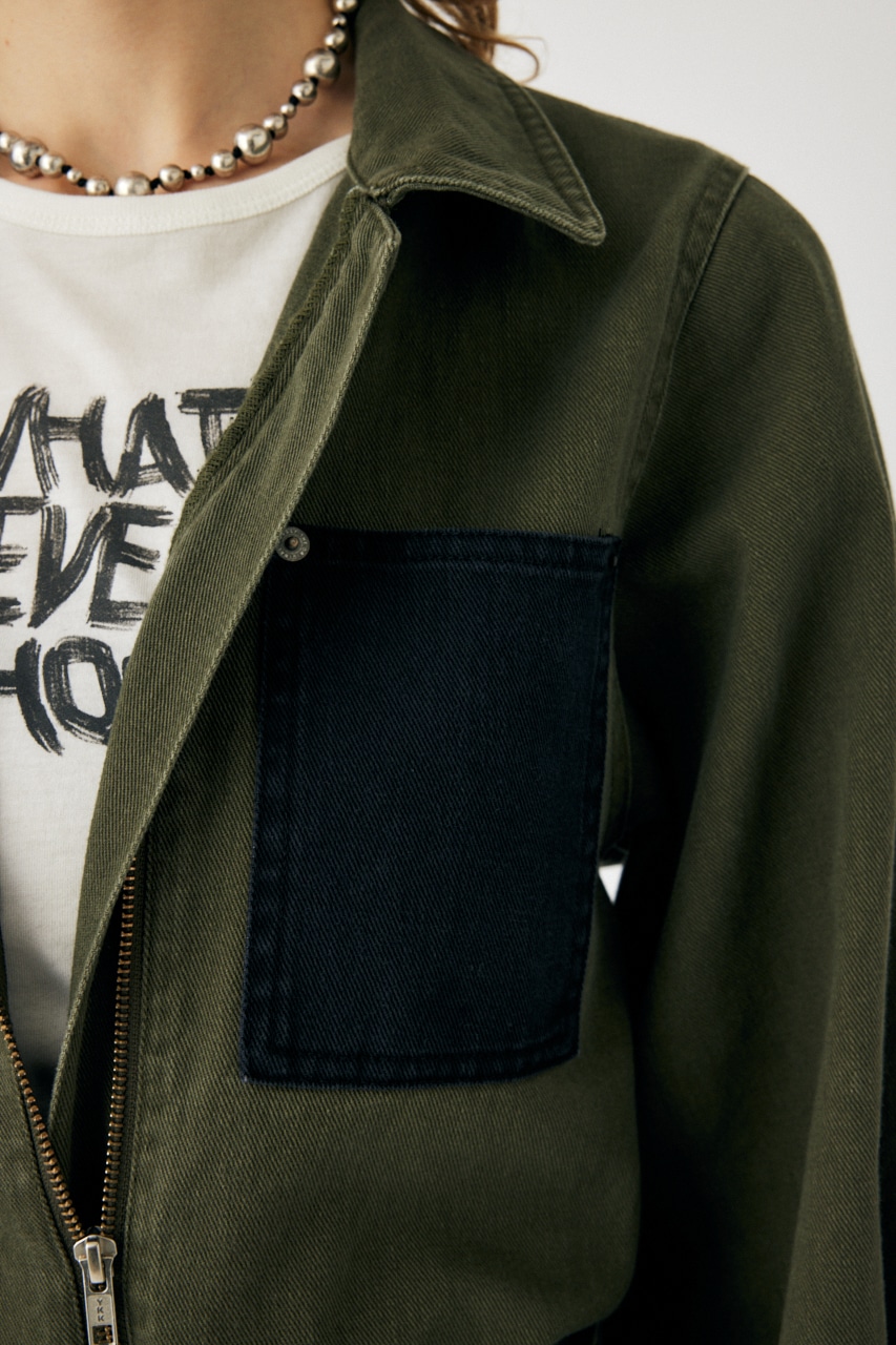 MOUSSY PATCH DETAIL ロンパース