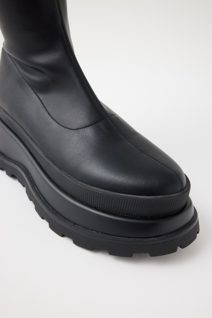 当季大流行 moussy CHANK SOLE LONG ブーツ - 靴