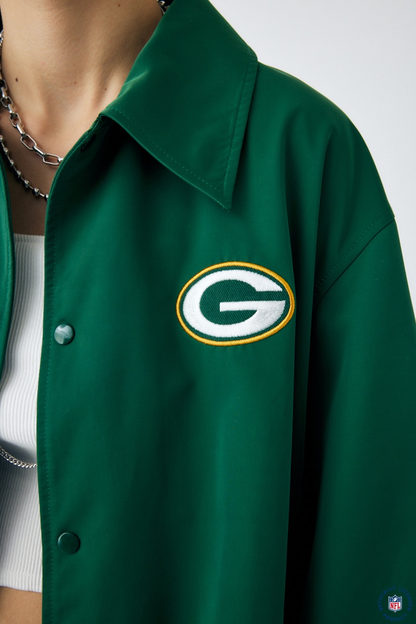 NFL ROUND HEM COACH ジャケット GRN FREE