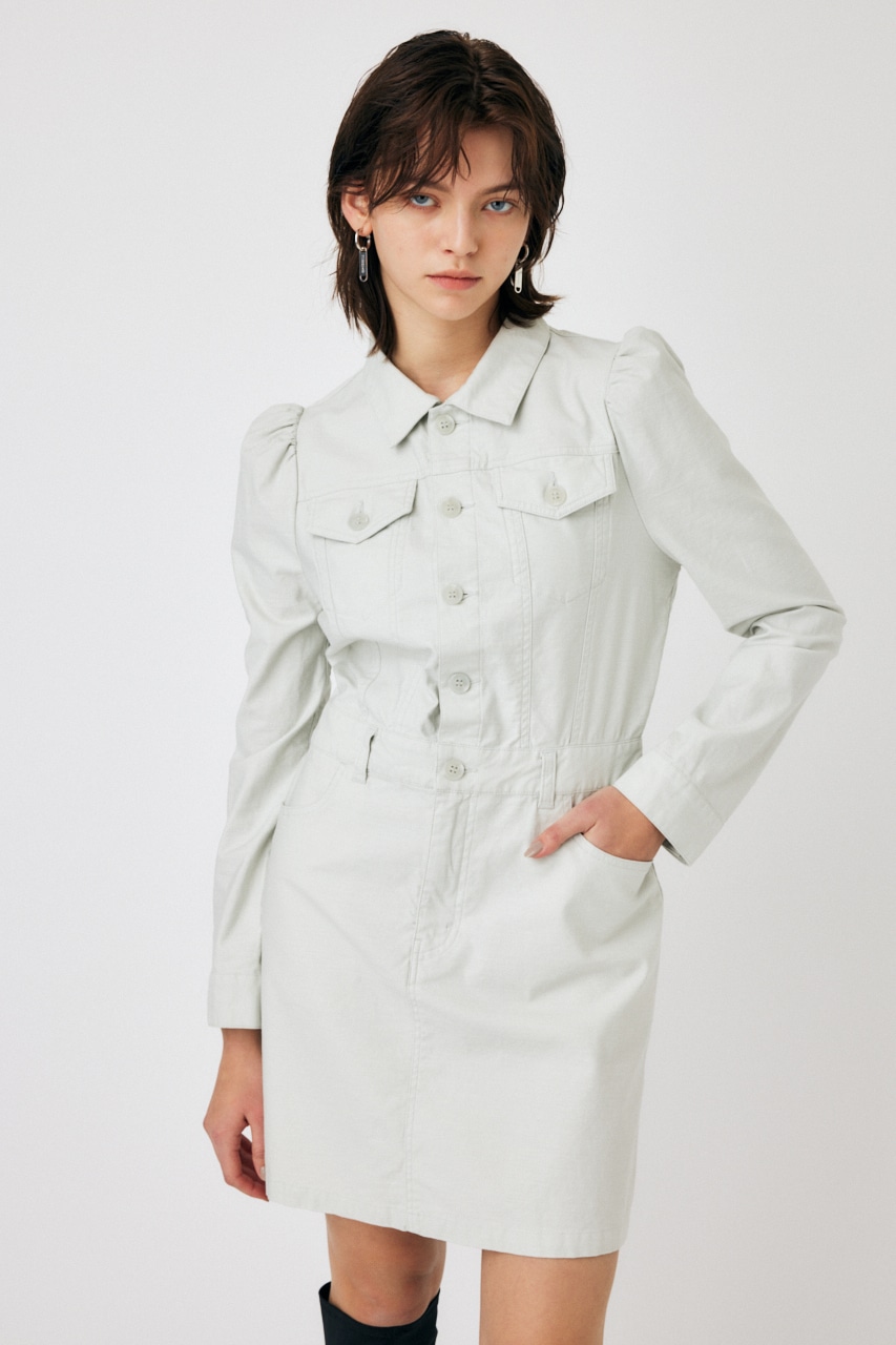 MOUSSY | PUFF SLEEVE MINI ドレス (ワンピース(ミニ