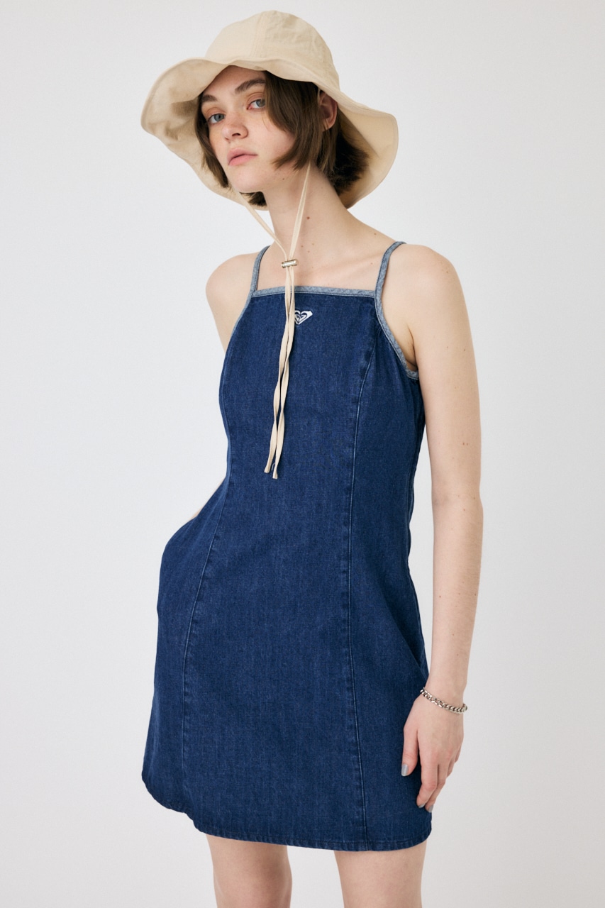 MOUSSY | ROXY DENIM CAMI ドレス (ワンピース(ミニ・ミディアム 