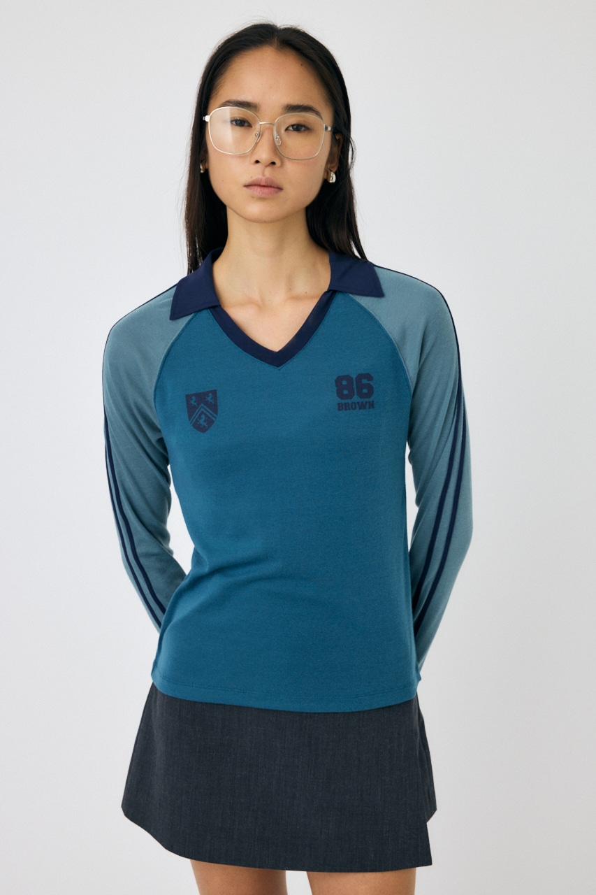 SHEER GAME シャツ BLU FREE