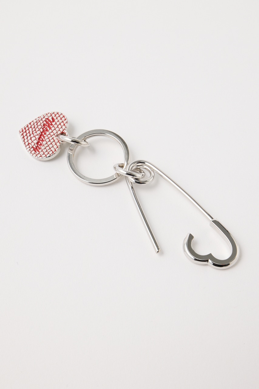 JHM HEART PIN キーチェーン SLV FREE