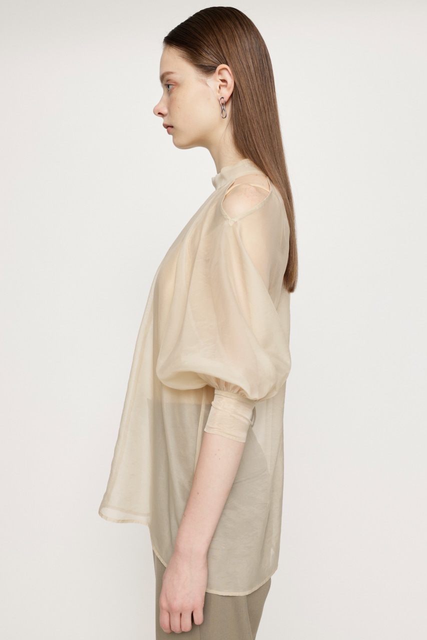 SLY | SHEER OPEN SHOULDER チュニック (シャツ・ブラウス ) |SHEL 