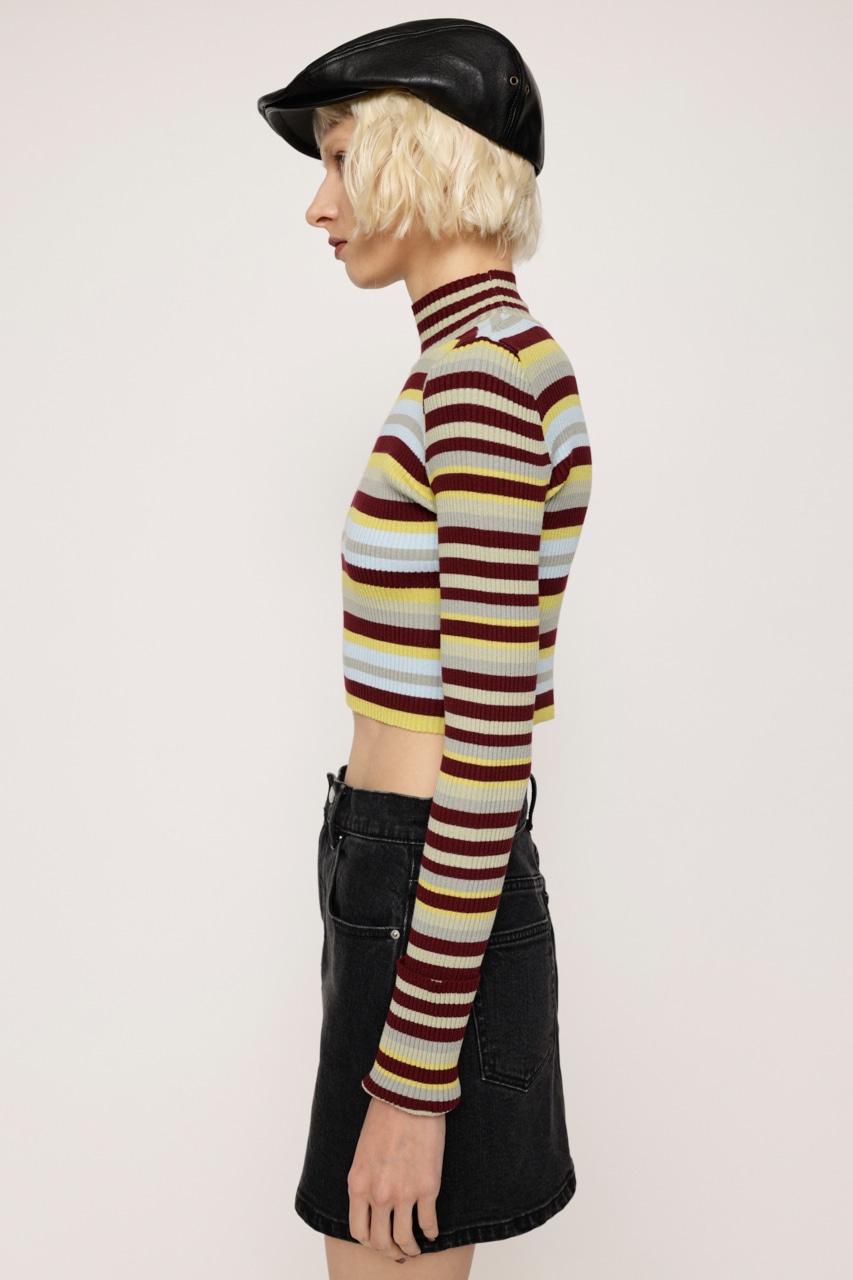 SLY | MULTI BORDER KNIT トップス (ニット ) |SHEL'TTER WEBSTORE