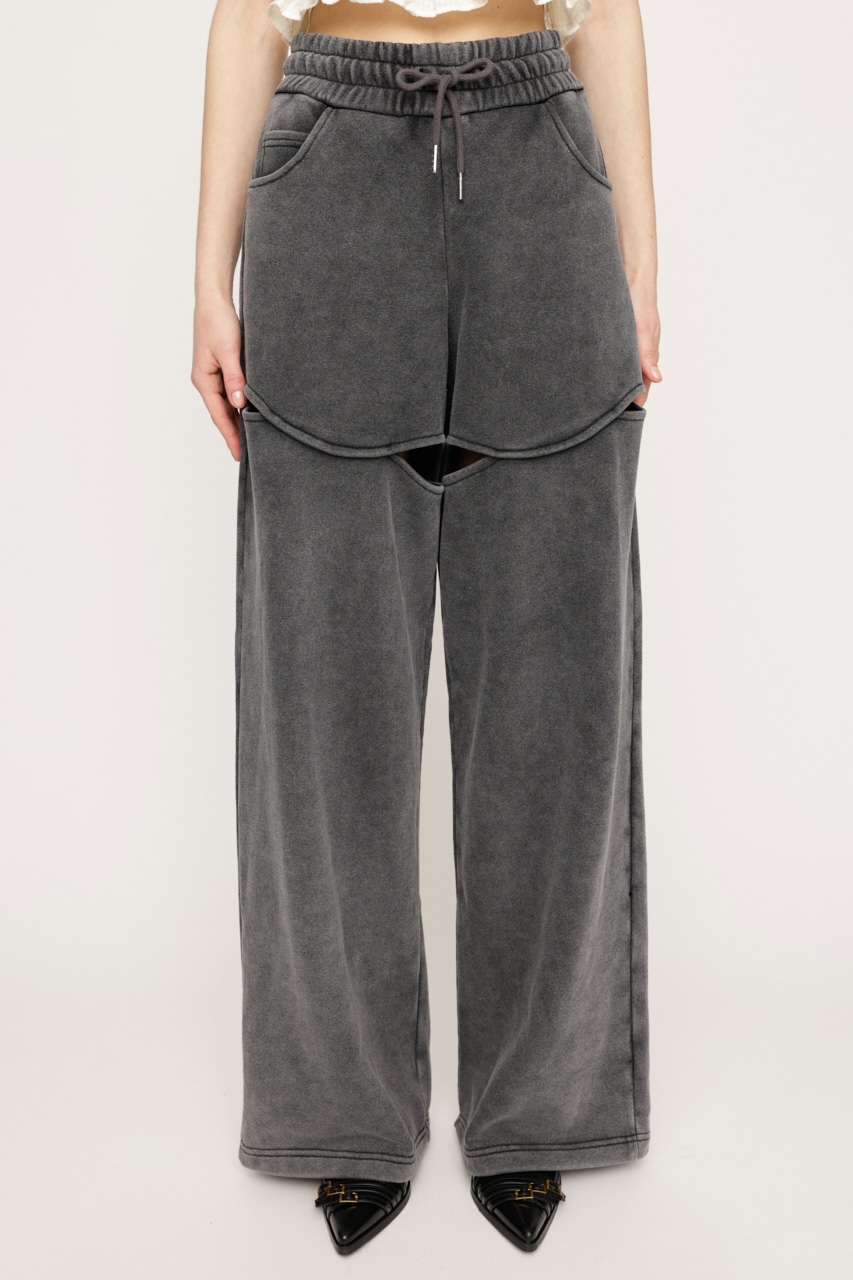 【LIMITED ITEM】HOLE OPEN SW パンツ BLK FREE