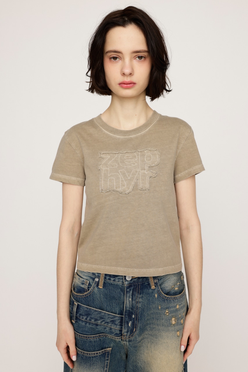 【LIMITED ITEM】PATCH LOGO COMPACT Tシャツ KHA FREE