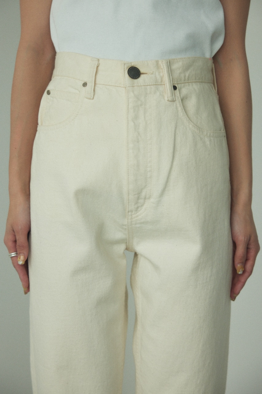 BLACK BY MOUSSY | JAVA white denim (ストレート ) |SHEL