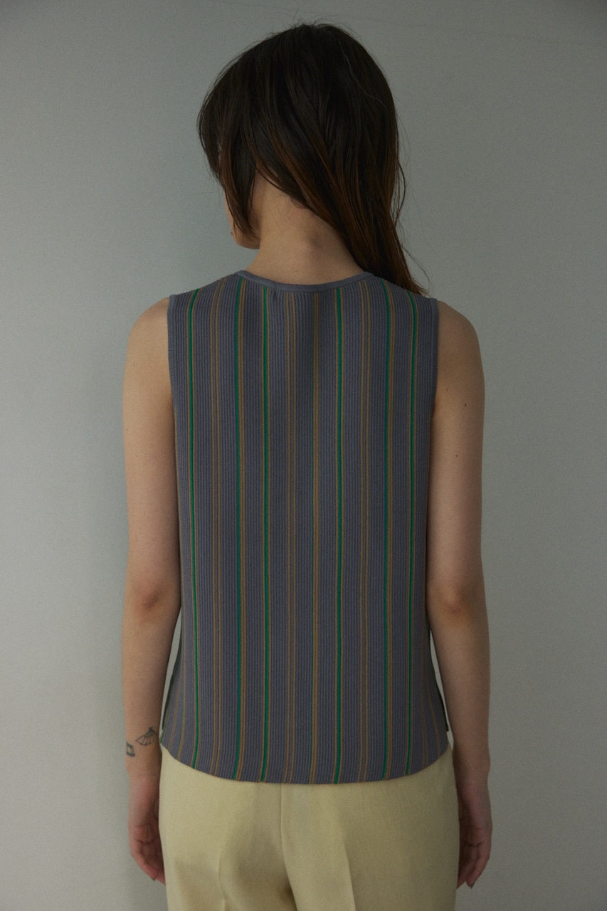 BLACK BY MOUSSY | stripe knit vest (ベスト ) |SHEL'TTER WEBSTORE BLACK BY MOUSSY | stripe knit vest (ベスト ) |SHEL'TTER WEBSTORE
