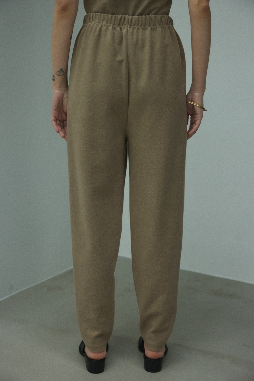 pile tapered pants