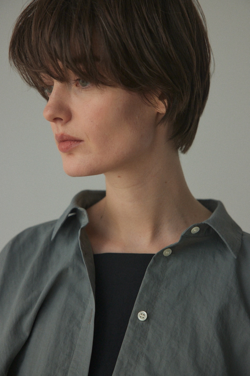 nylon short shirt GRY FREE