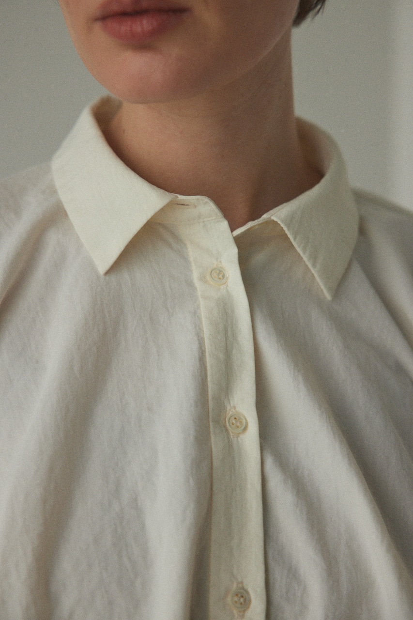 nylon short shirt O/WHT FREE