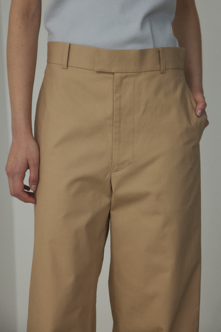 lowrise chino pants BEG 1