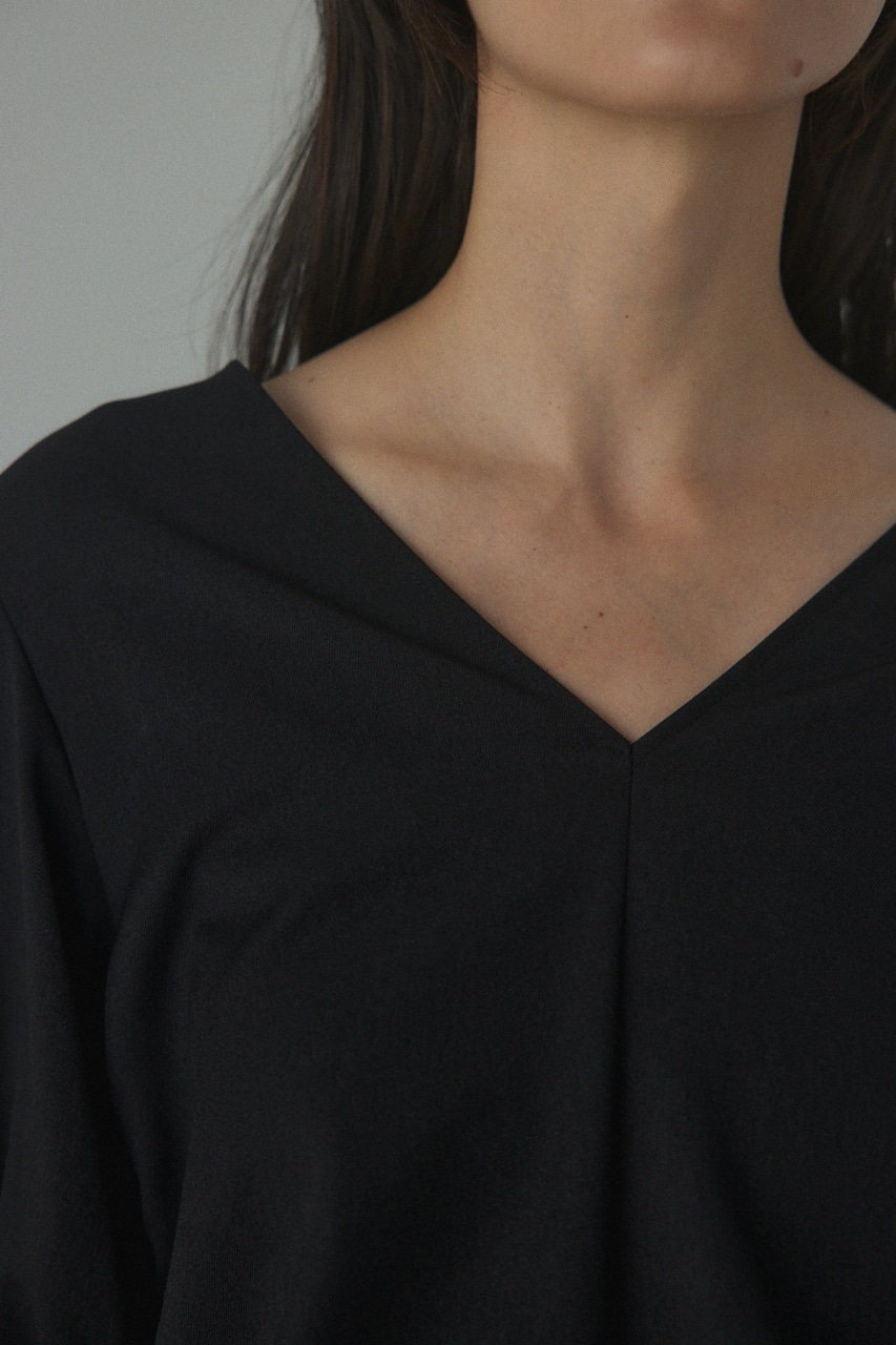 2way volume sleeve tops BLK 2