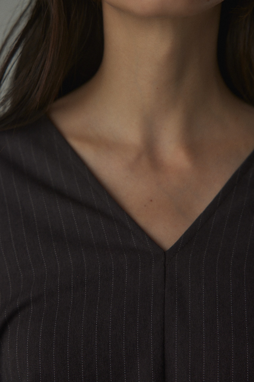 2way volume sleeve tops 柄GRY 1