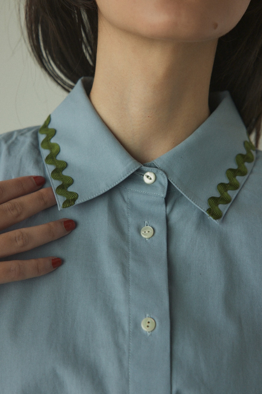 patch shirt L/BLU FREE