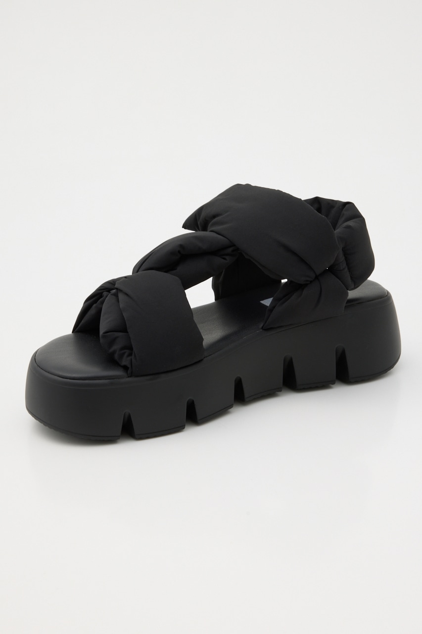 Steve Madden レディース Bradshaw サンダル, ブラックマルチ, 好かっ 24