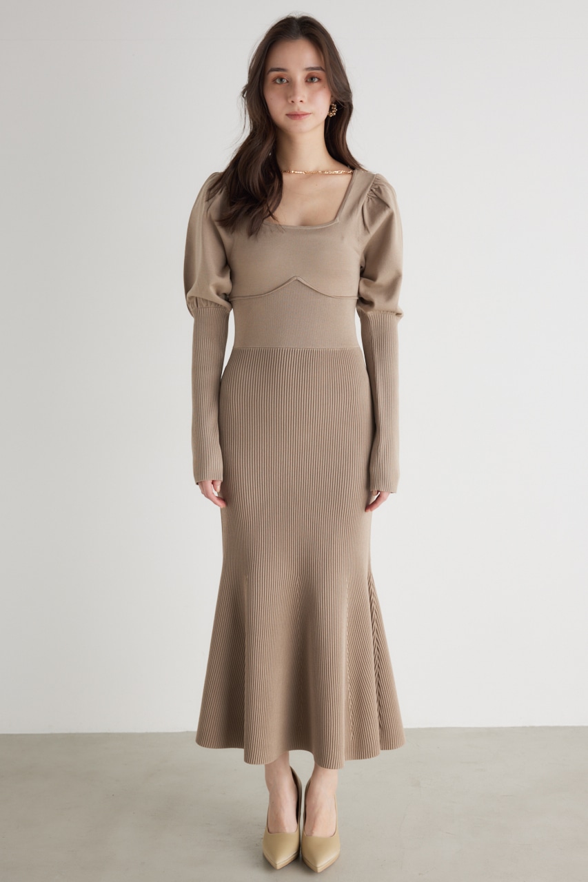 2WAYチェーンマーメイドKnit OP BEG FREE