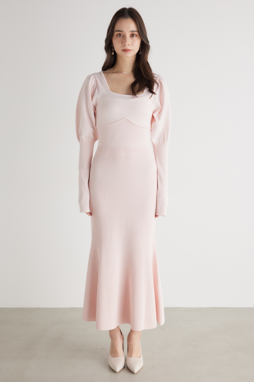 2WAYチェーンマーメイドKnit OP L/PNK FREE