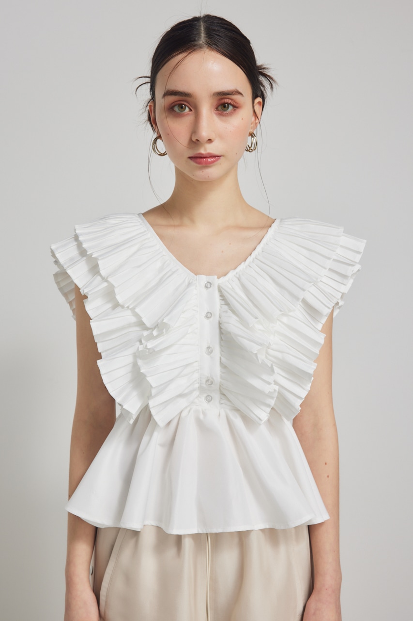 バックオープンペプラムBLS WHT FREE