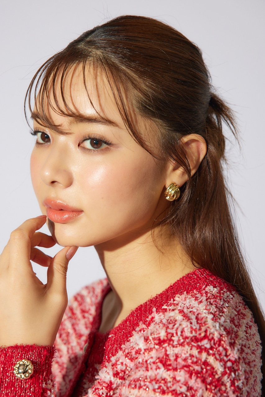 スタックメタルピアス GLD FREE