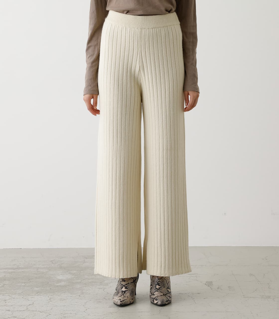 AZUL BY MOUSSY | RELAX KNIT PANTS (パンツ ) |SHEL