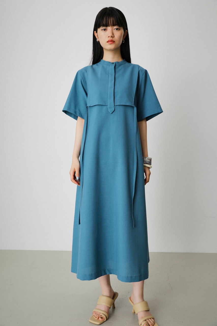 AZUL BY MOUSSY | FLAP LAYERED SHIRT ONEPIECE (ワンピース(ミニ 