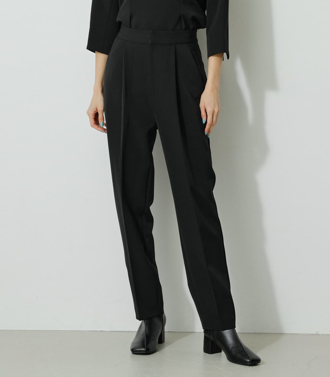 AZUL BY MOUSSY | TUCK TAPERED PANTS (パンツ ) |SHEL 