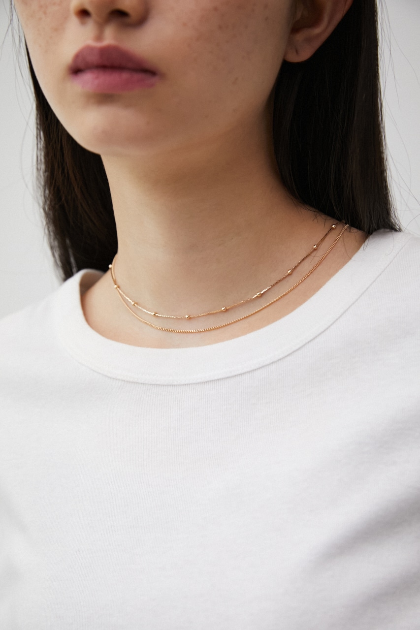 AZUL BY MOUSSY | DOT CHAIN COMBI NECKLACE (ネックレス ) |SHEL'TTER