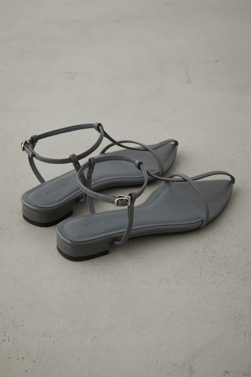 AZUL BY MOUSSY | T-STRAP POINTED TOE SANDALS (サンダル ) |SHEL 