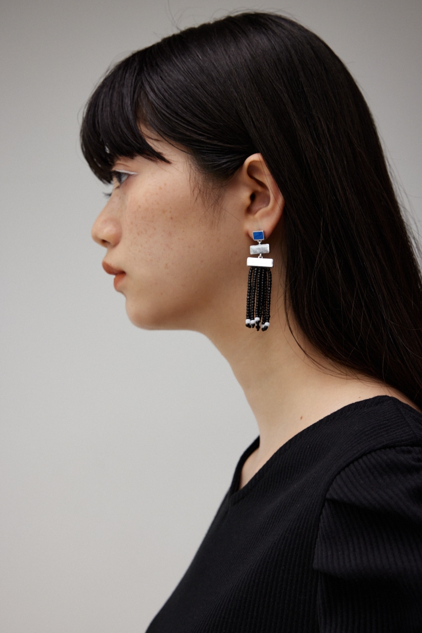 AZUL BY MOUSSY | ビーズタッセルピアス (ピアス・イヤリング ) |SHEL 