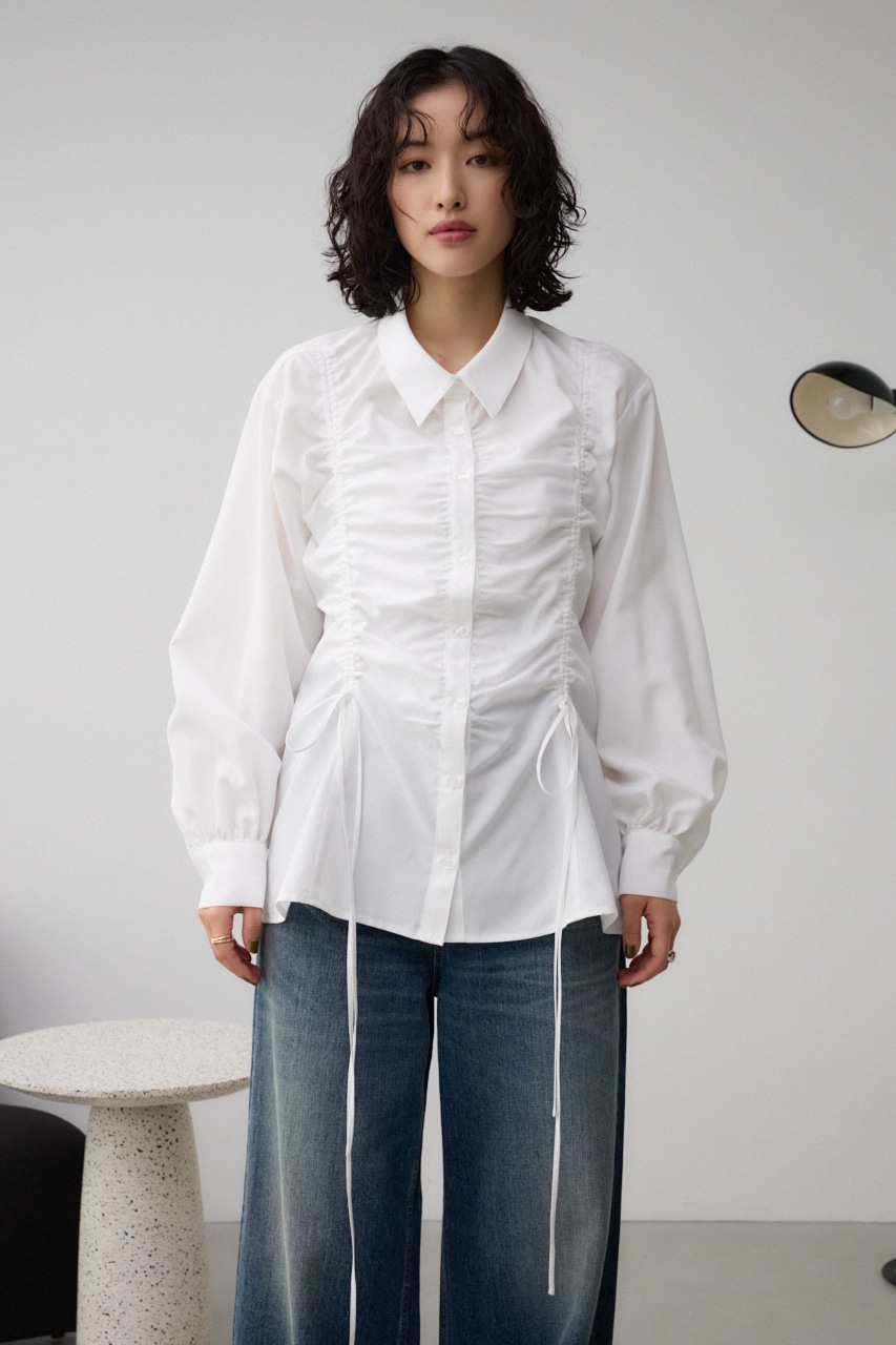 フロントシャーリングシャツ IVOY FREE