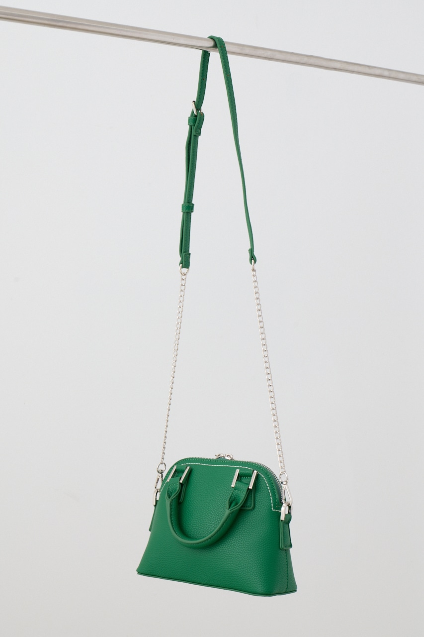 ダブルジッパーミニバッグ M/GRN FREE