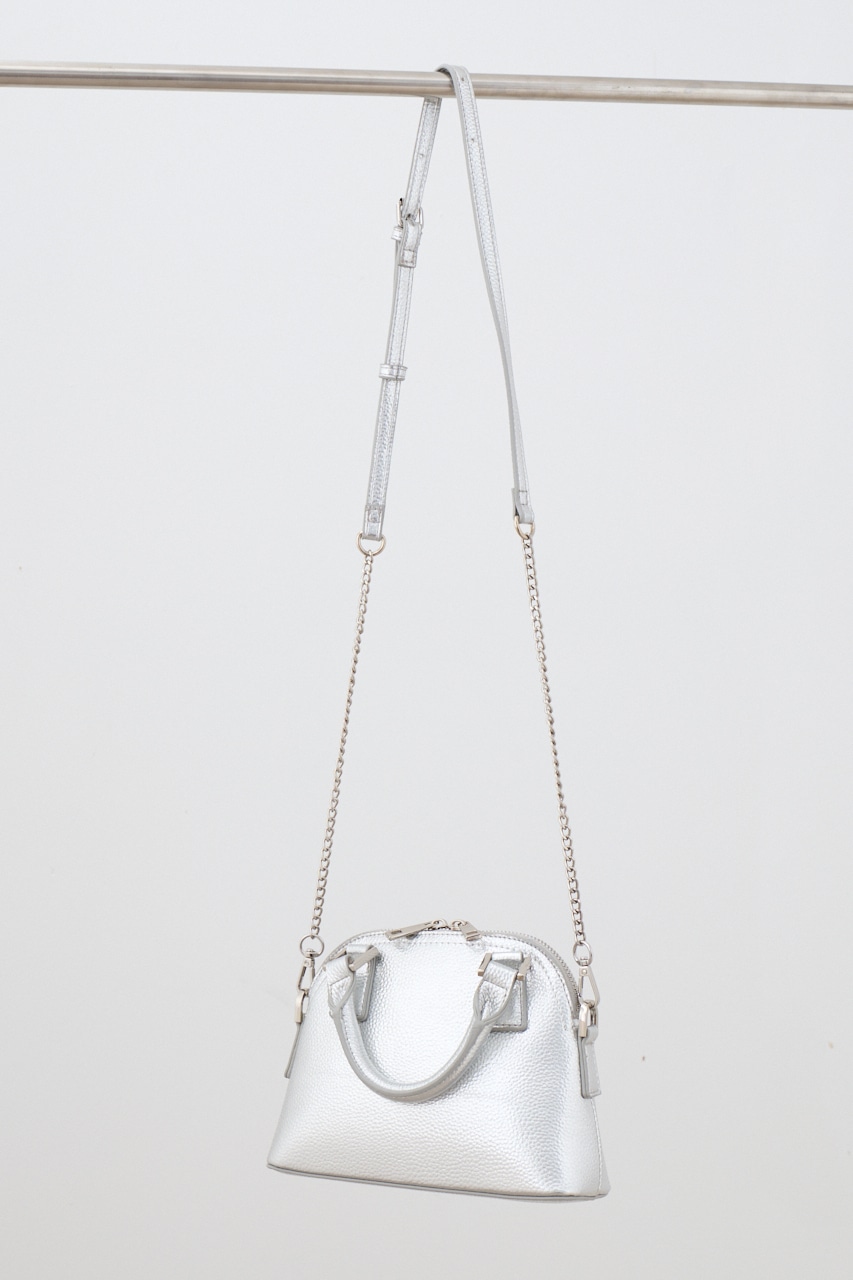 ダブルジッパーミニバッグ SLV FREE