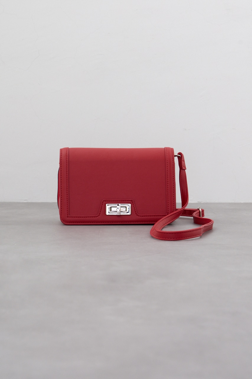 ターンロックバインディングウォレットバッグ RED FREE