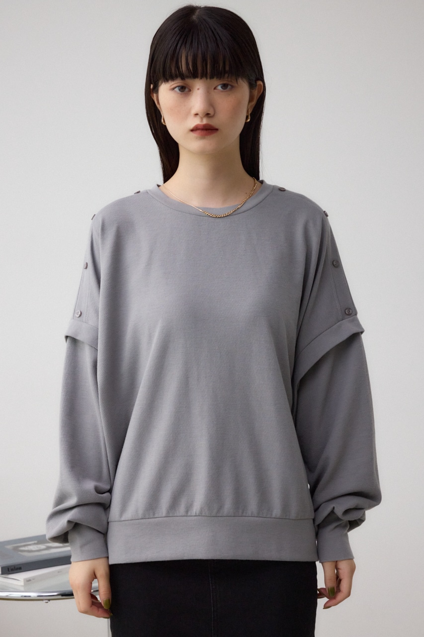 ドルマンカットトップス GRY FREE