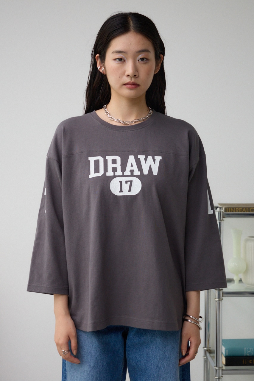 JM フットボールTシャツ C.GRY FREE