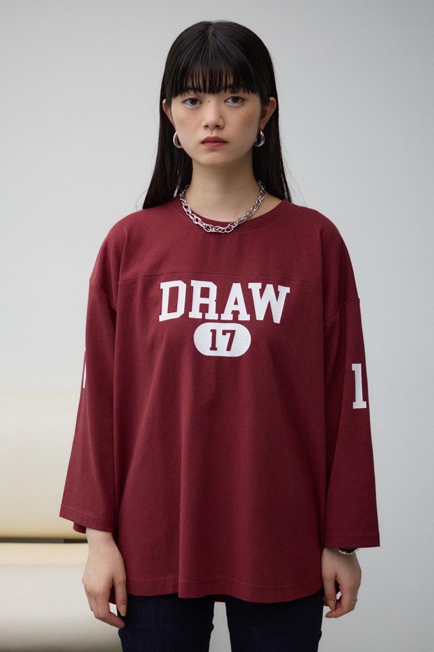 JM フットボールTシャツ D/RED FREE