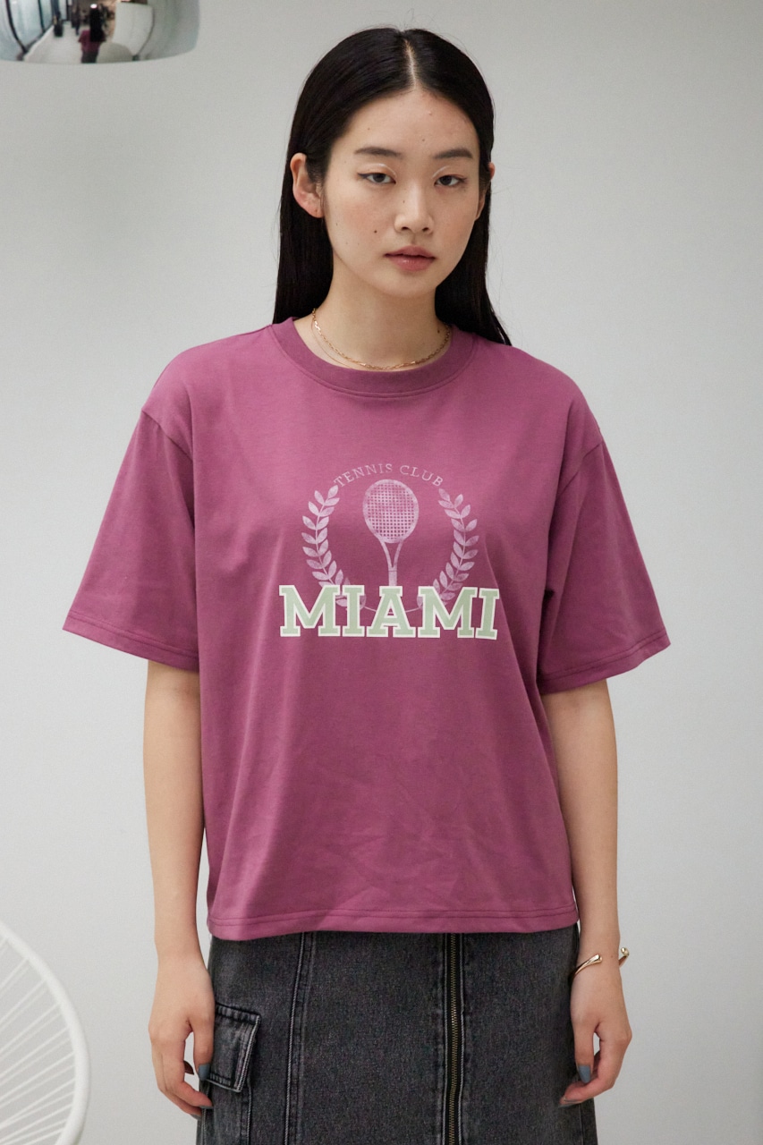 カレッジルーズTシャツ D/RED FREE