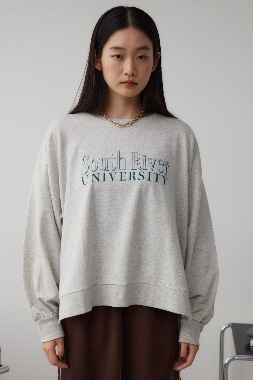 プリントウラケプルオーバー T.GRY FREE