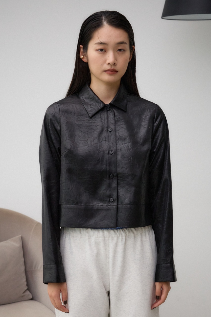 AZUL BY MOUSSY | フェイクレザーシャツ (シャツ・ブラウス