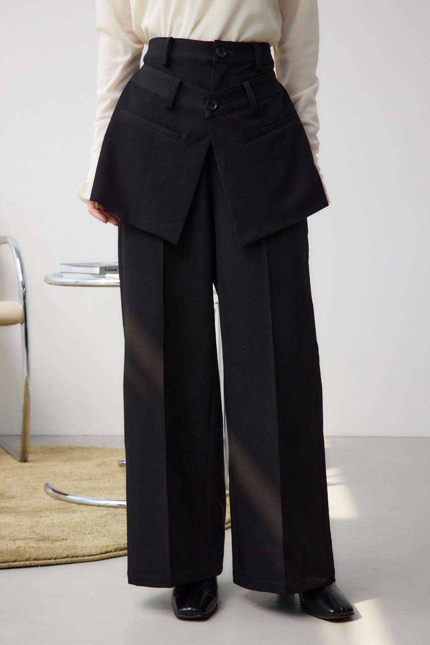 パンツ F 5th Anniversary】カットロングパンツ(ロングパンツ