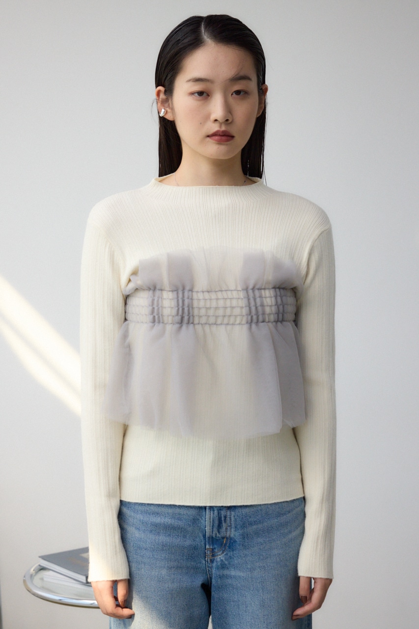 チュールビスチェドッキングニット IVOY FREE