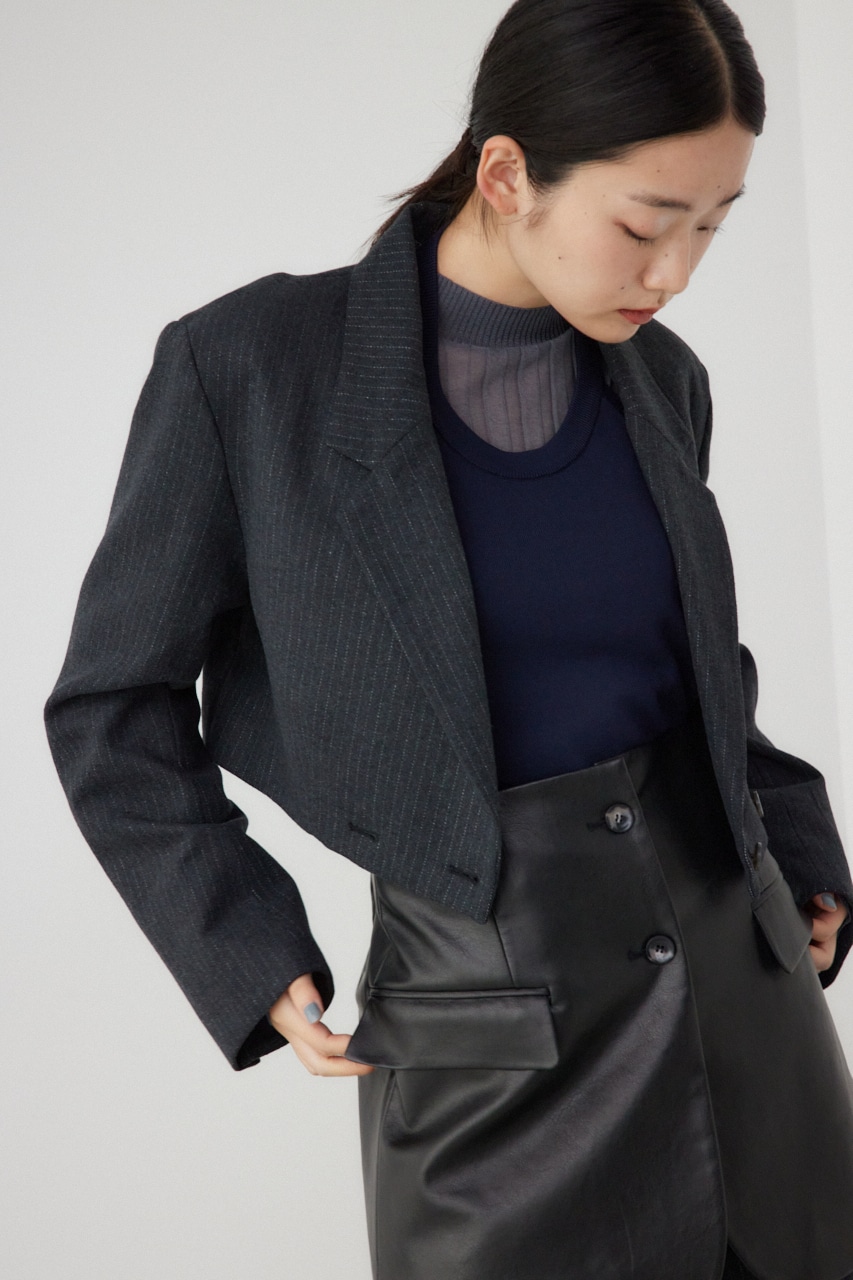 AZUL BY MOUSSY | 【PLUS】パターンクロップドジャケット