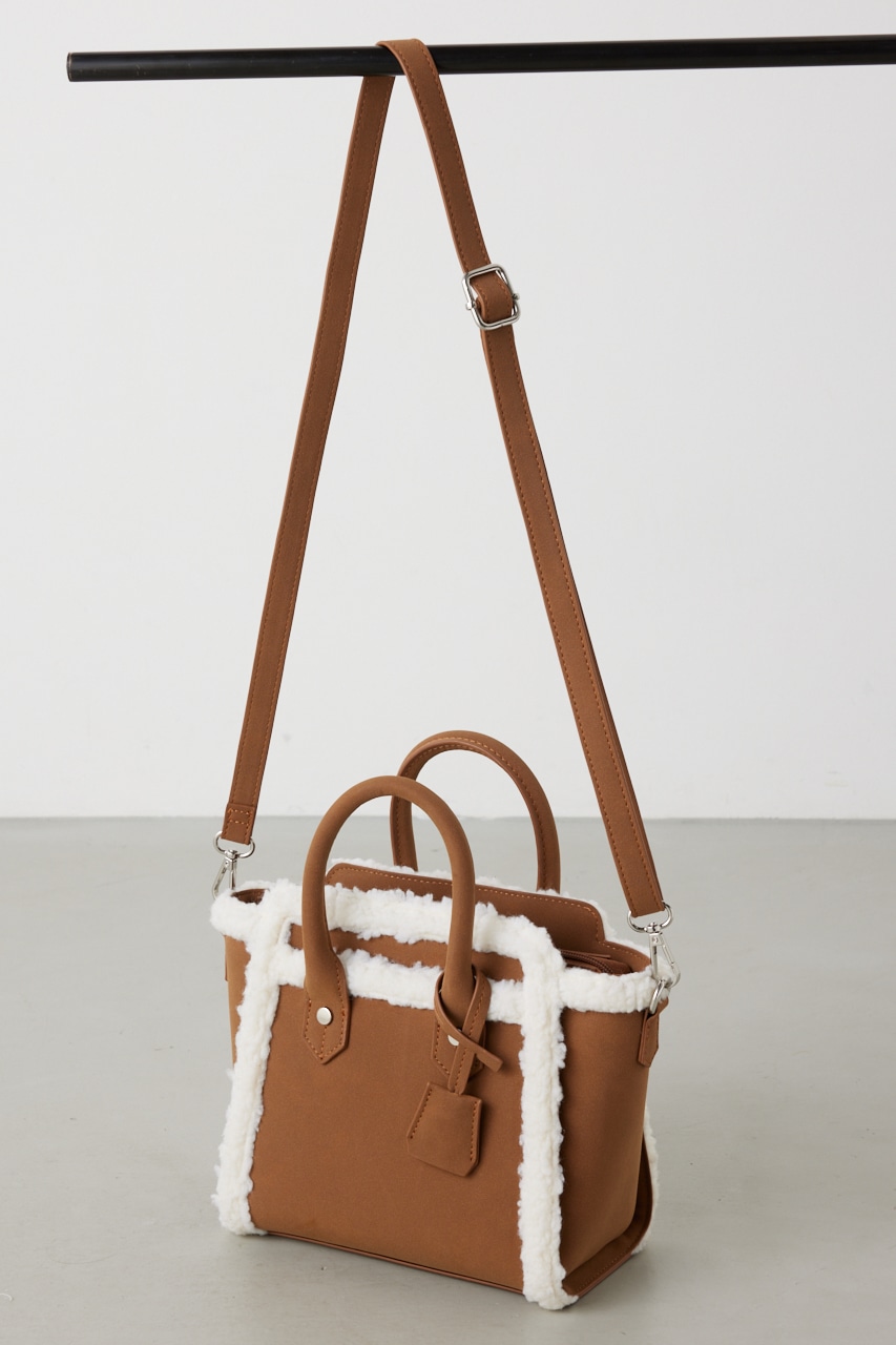 AZUL BY MOUSSY | フェイクムートンハンドバッグ (すべて