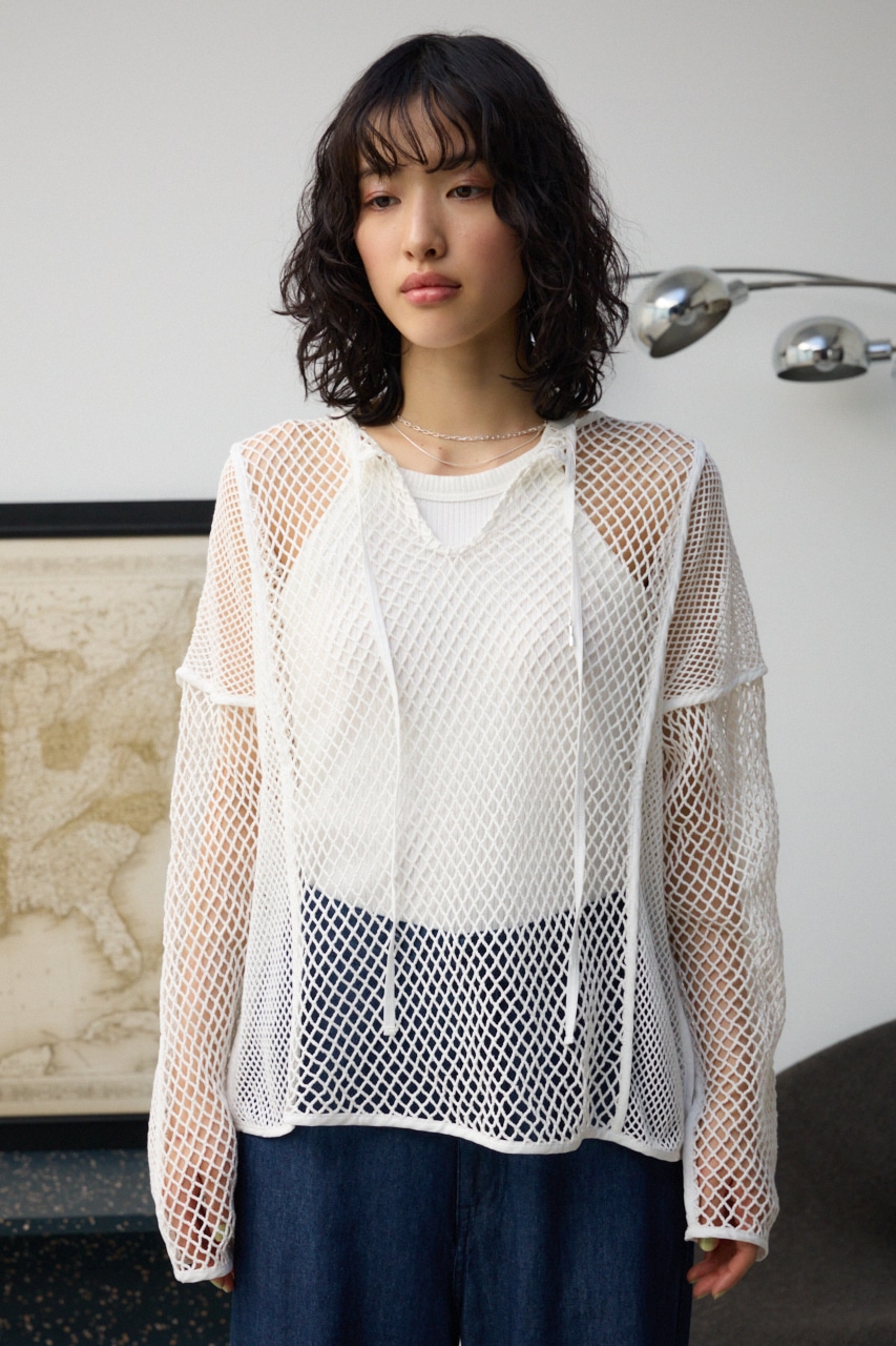 パターンメッシュプルオーバー IVOY FREE