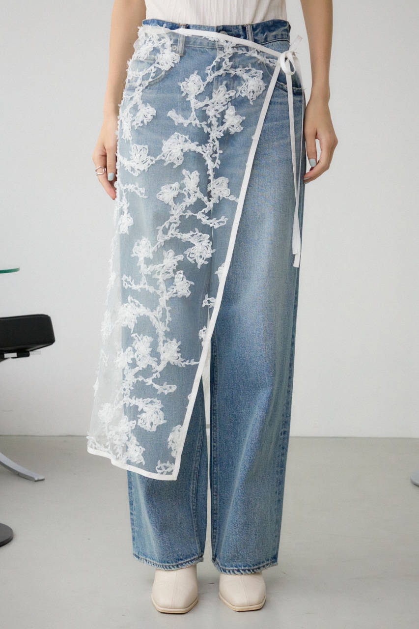 シアーレーススカート IVOY FREE